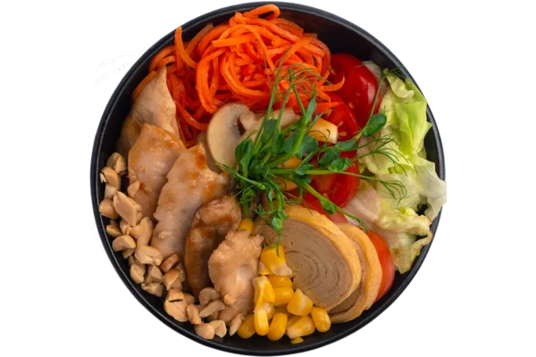 Боул з куркою теріякі від Ебоші суші в Одесі