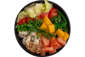 Боул з лососем та сиром Філадельфія Ебоші суші в Одесі