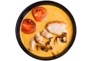 Каррі суп з куркою від Ебоші суші в Одесі