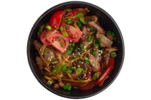 Локшина яєчна зі свининою XL від Ебоші суші в Одесі