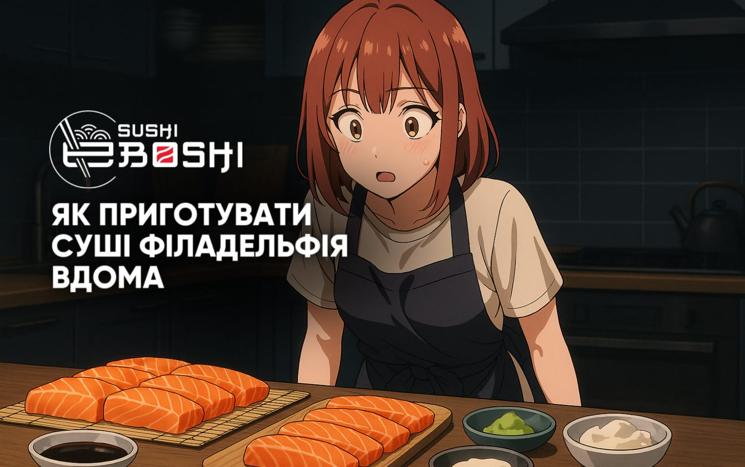 Як приготувати суші Філадельфія вдома Ебоші Одеса