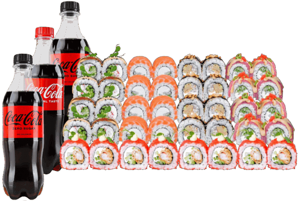 Комбо сет Пʼять Філадельфій від шефа в Ебоші суші Одеса