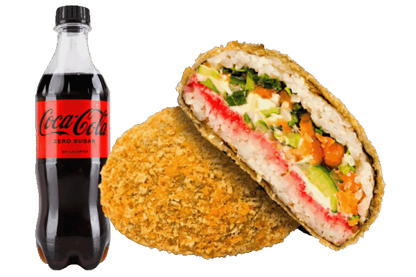 Комбо бургер з копченим лососем в Ебоші суші Одеса