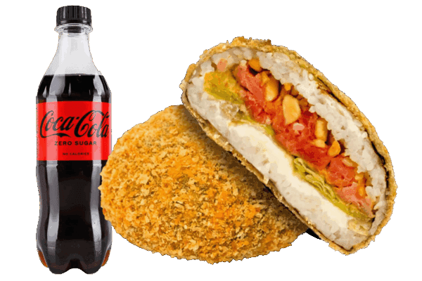 Комбо бургер зі спайсі тунцем в Ебоші суші Одеса