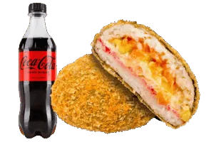 Комбо бургер зі свіжим лососем в Ебоші суші Одеса