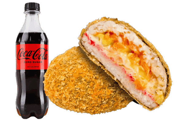 Комбо бургер зі свіжим лососем в Ебоші суші Одеса