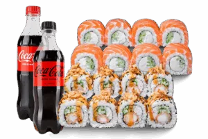 Комбо Мега Філа та Каліфорнія від шефа в Ебоші суші Одеса