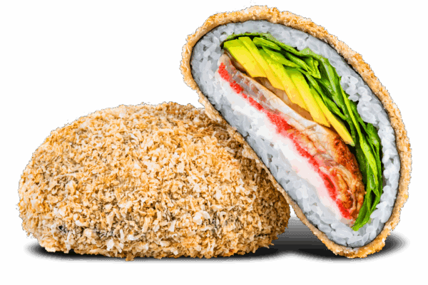 Суші бургер з вугром в Ебоші суші Одеса