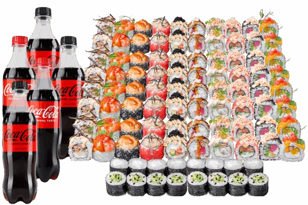 Комбо сет Трьошка в Ебоші суші Одеса