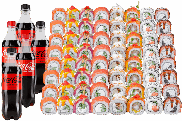 Комбо сет Вісім Філадельфій в Ебоші суші Одеса